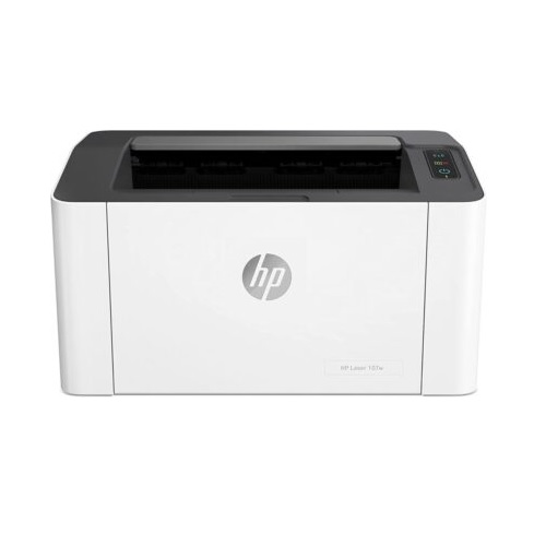 Impressora HP Laser 107w Laser Preto Wi-Fi (4ZB78A) - Woozen